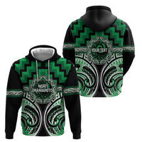 Aotearoa Ngati Maniapoto Personalised Hoodie Maori Iwi Poutama Puhoro Tattoo LT14 - Polynesian Pride