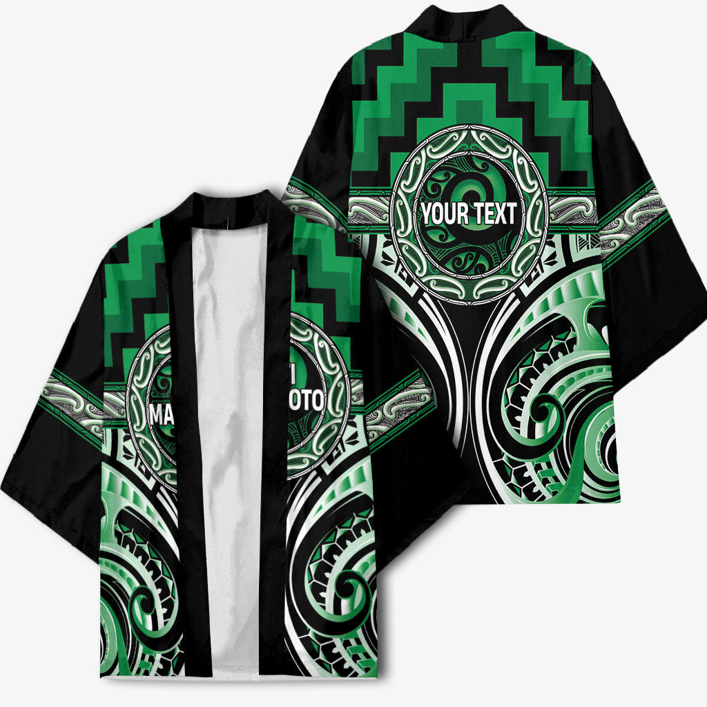 Aotearoa Ngati Maniapoto Personalised Kimono Maori Iwi Poutama Puhoro Tattoo LT14 - Polynesian Pride