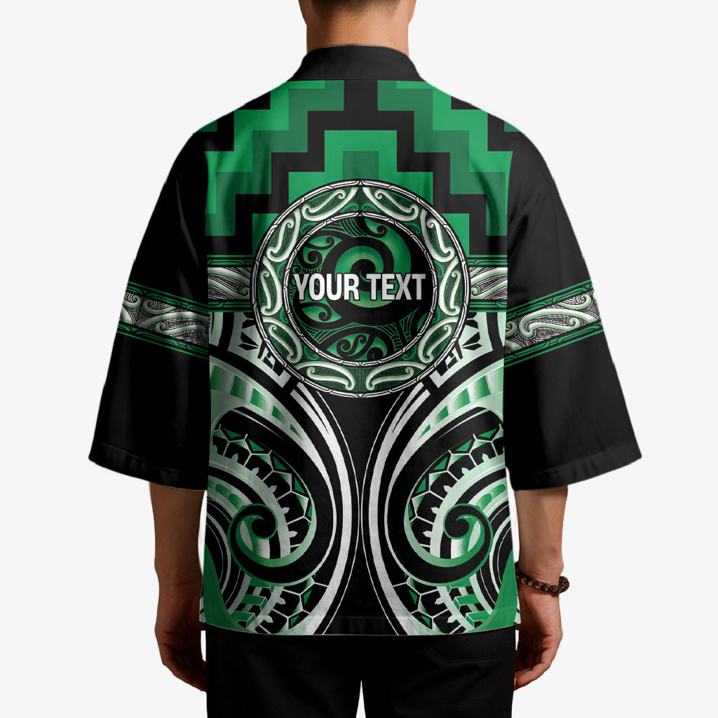 Aotearoa Ngati Maniapoto Personalised Kimono Maori Iwi Poutama Puhoro Tattoo LT14 - Polynesian Pride