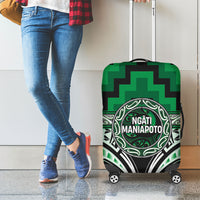 Aotearoa Ngati Maniapoto Luggage Cover Maori Iwi Poutama Puhoro Tattoo LT14 - Polynesian Pride