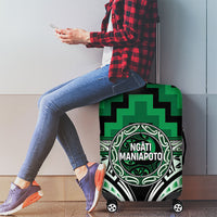 Aotearoa Ngati Maniapoto Luggage Cover Maori Iwi Poutama Puhoro Tattoo LT14 - Polynesian Pride