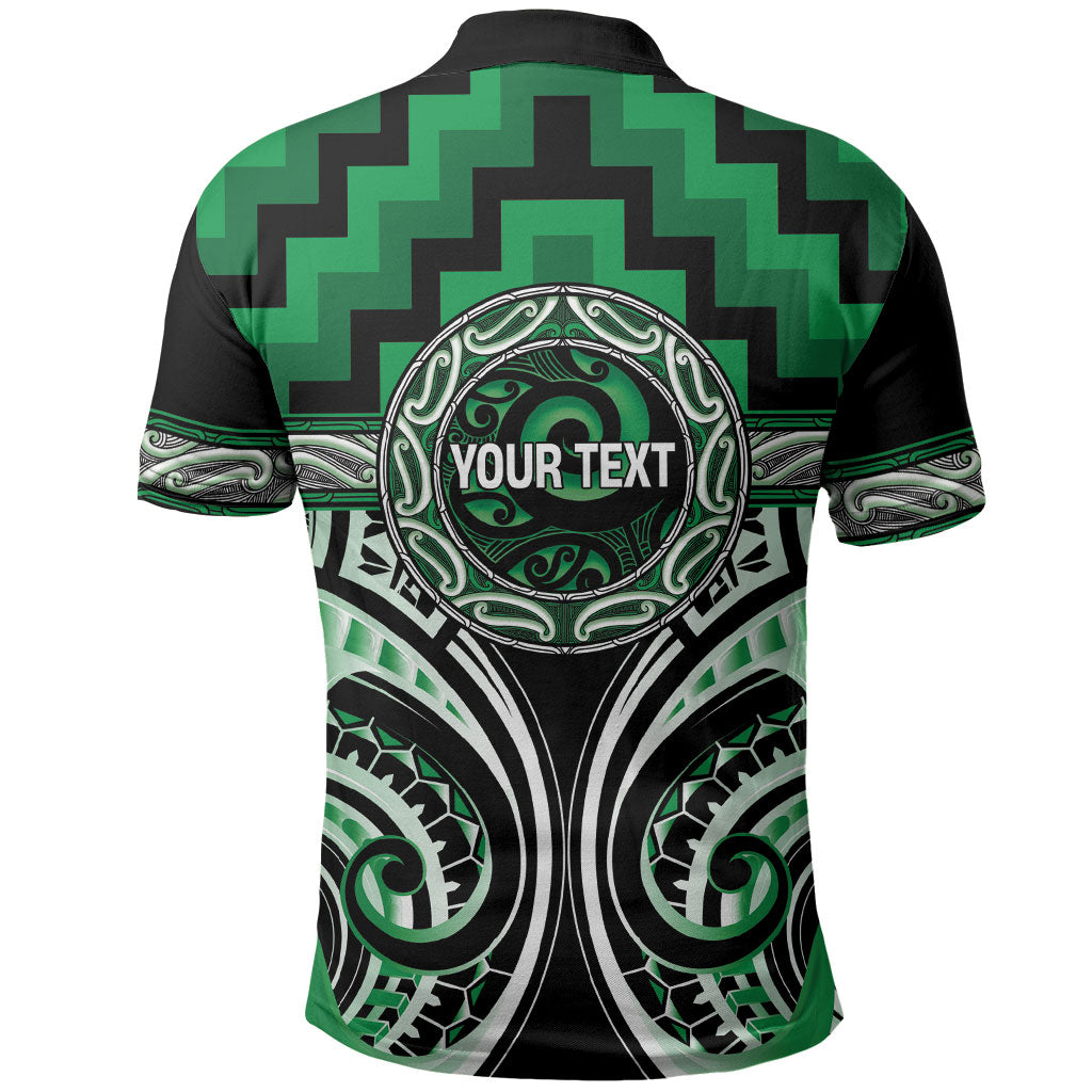 Aotearoa Ngati Maniapoto Personalised Polo Shirt Maori Iwi Poutama Puhoro Tattoo LT14 - Polynesian Pride