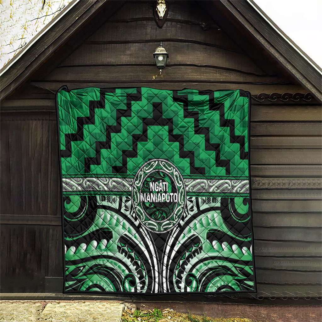 Aotearoa Ngati Maniapoto Quilt Maori Iwi Poutama Puhoro Tattoo LT14 - Polynesian Pride