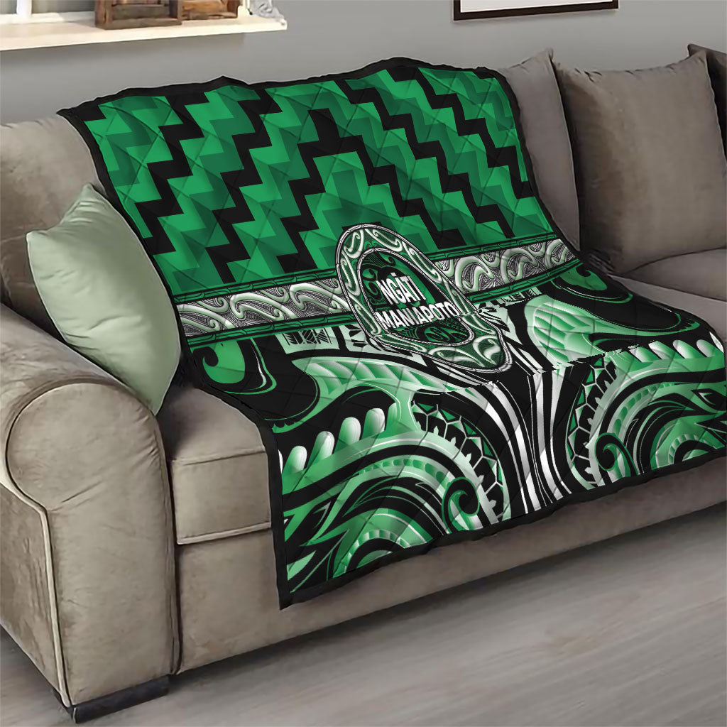 Aotearoa Ngati Maniapoto Quilt Maori Iwi Poutama Puhoro Tattoo LT14 - Polynesian Pride