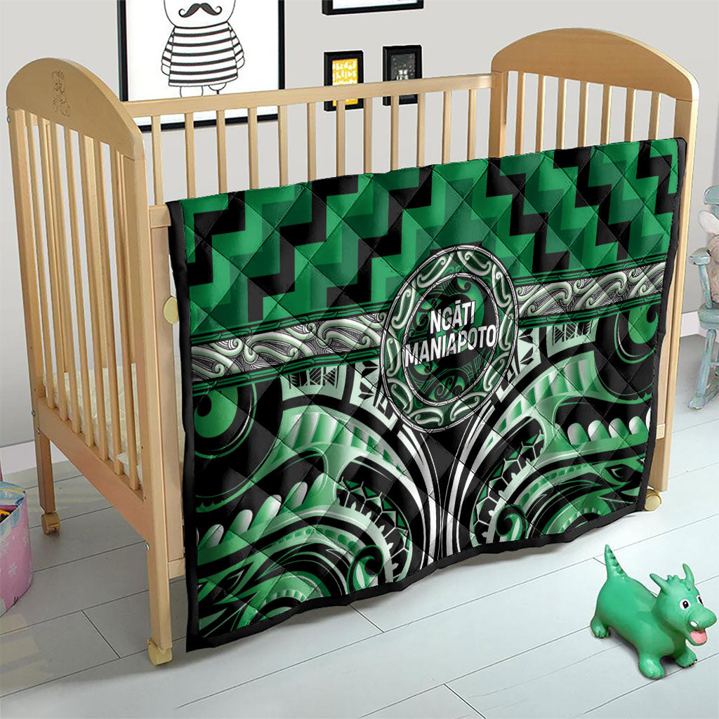 Aotearoa Ngati Maniapoto Quilt Maori Iwi Poutama Puhoro Tattoo LT14 - Polynesian Pride
