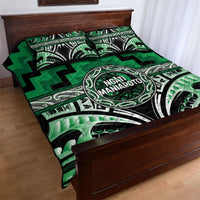 Aotearoa Ngati Maniapoto Quilt Bed Set Maori Iwi Poutama Puhoro Tattoo LT14 - Polynesian Pride