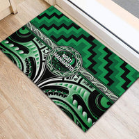 Aotearoa Ngati Maniapoto Rubber Doormat Maori Iwi Poutama Puhoro Tattoo LT14 - Polynesian Pride