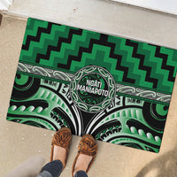 Aotearoa Ngati Maniapoto Rubber Doormat Maori Iwi Poutama Puhoro Tattoo LT14 - Polynesian Pride
