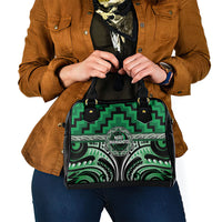 Aotearoa Ngati Maniapoto Shoulder Handbag Maori Iwi Poutama Puhoro Tattoo LT14 - Polynesian Pride