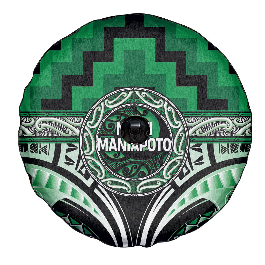 Aotearoa Ngati Maniapoto Spare Tire Cover Maori Iwi Poutama Puhoro Tattoo LT14 - Polynesian Pride