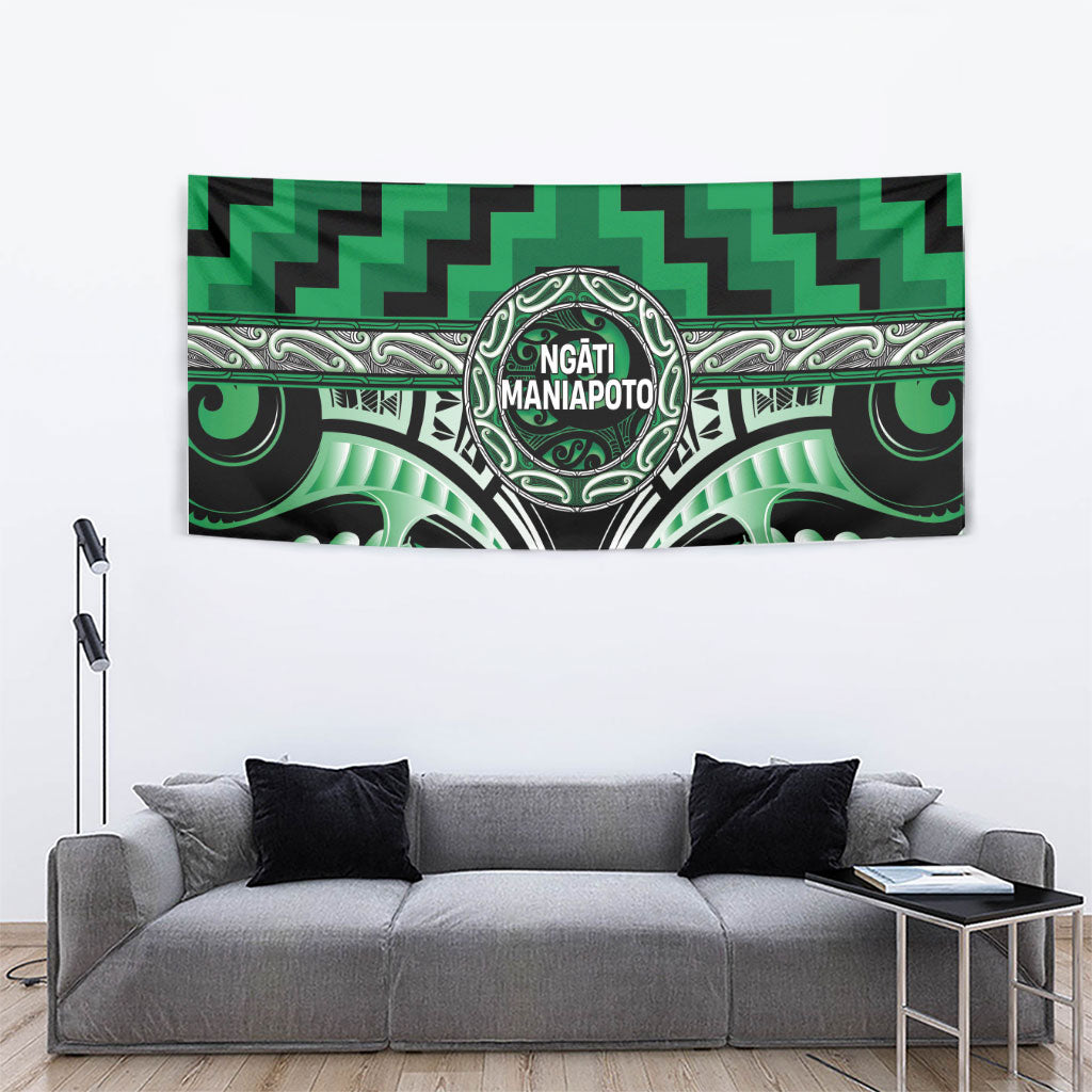 Aotearoa Ngati Maniapoto Tapestry Maori Iwi Poutama Puhoro Tattoo LT14 - Polynesian Pride