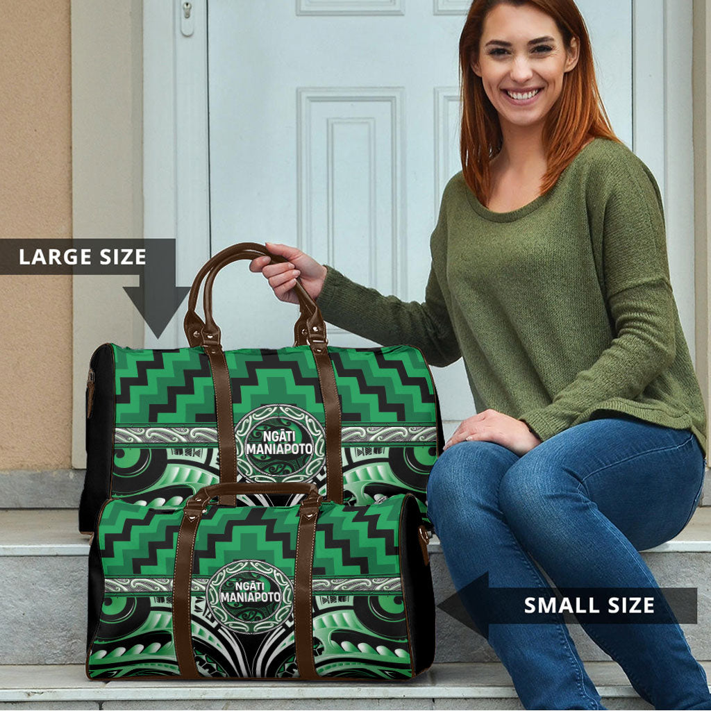 Aotearoa Ngati Maniapoto Travel Bag Maori Iwi Poutama Puhoro Tattoo LT14 - Polynesian Pride