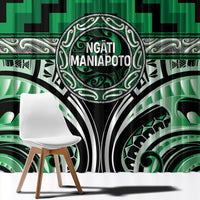 Aotearoa Ngati Maniapoto Window Curtain Maori Iwi Poutama Puhoro Tattoo LT14 - Polynesian Pride