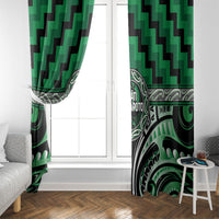 Aotearoa Ngati Maniapoto Window Curtain Maori Iwi Poutama Puhoro Tattoo LT14 - Polynesian Pride