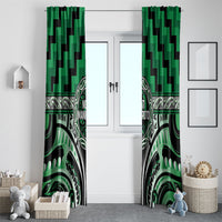 Aotearoa Ngati Maniapoto Window Curtain Maori Iwi Poutama Puhoro Tattoo LT14 - Polynesian Pride