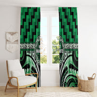 Aotearoa Ngati Maniapoto Window Curtain Maori Iwi Poutama Puhoro Tattoo LT14 - Polynesian Pride