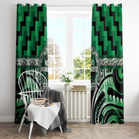 Aotearoa Ngati Maniapoto Window Curtain Maori Iwi Poutama Puhoro Tattoo LT14 - Polynesian Pride