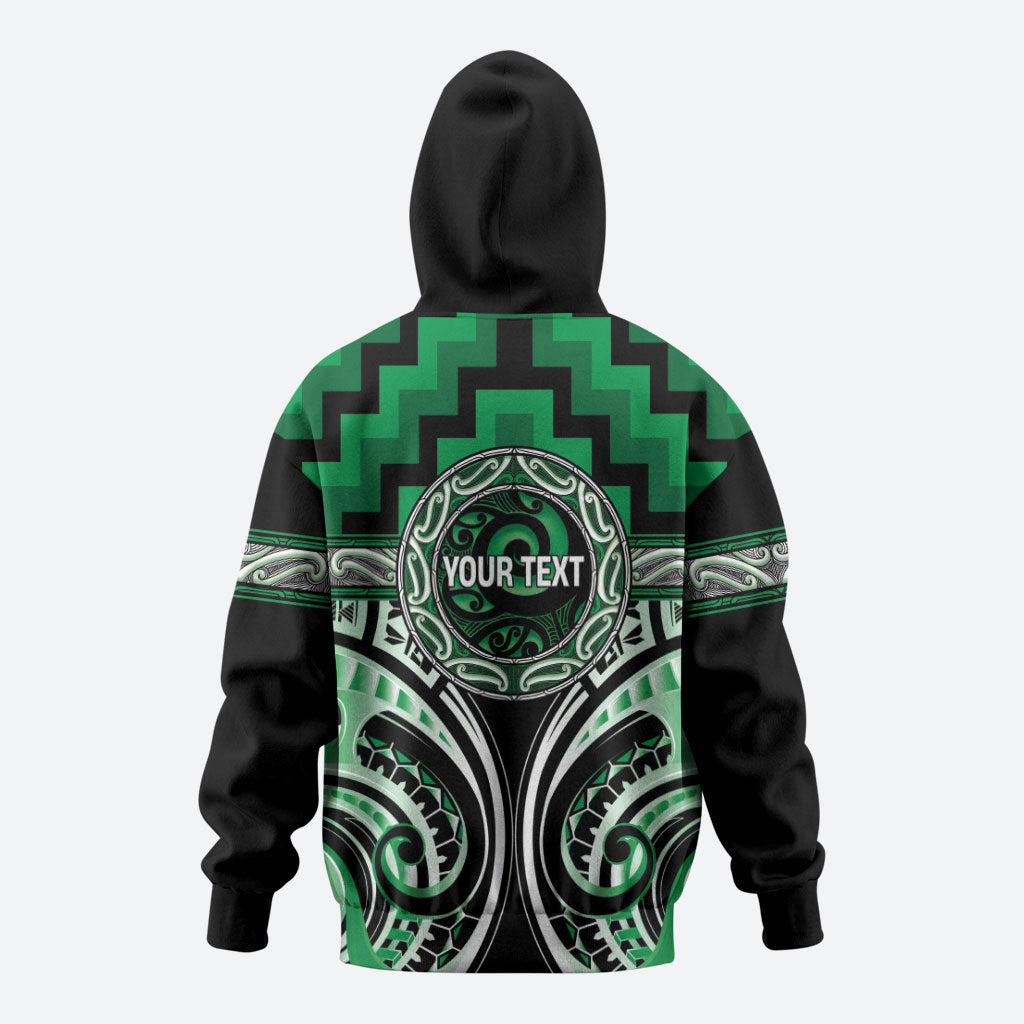Aotearoa Ngati Maniapoto Personalised Zip Hoodie Maori Iwi Poutama Puhoro Tattoo LT14 - Polynesian Pride