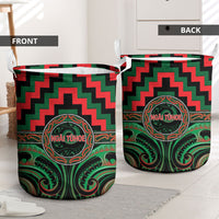 Aotearoa Ngai Tuhoe Laundry Basket Maori Iwi Poutama Puhoro Tattoo LT14 - Polynesian Pride