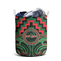 Aotearoa Ngai Tuhoe Laundry Basket Maori Iwi Poutama Puhoro Tattoo LT14 - Polynesian Pride