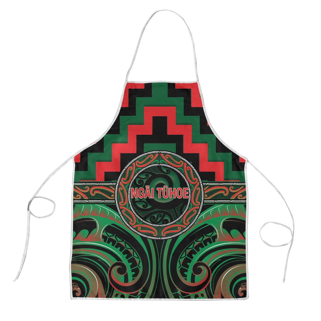 Aotearoa Ngai Tuhoe Apron Maori Iwi Poutama Puhoro Tattoo LT14 Green - Polynesian Pride