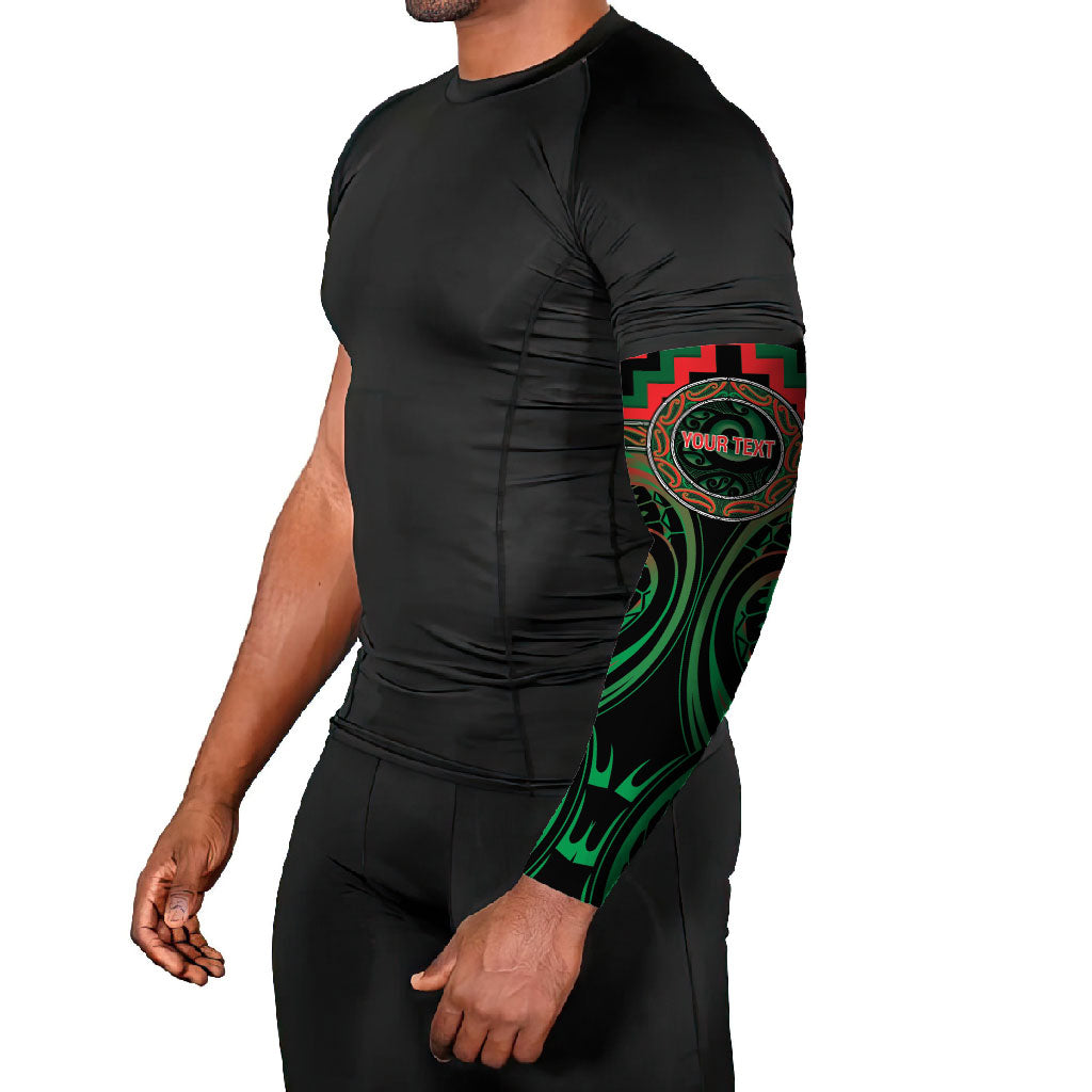 Aotearoa Ngai Tuhoe Personalised Arm Sleeves Maori Iwi Poutama Puhoro Tattoo LT14 - Polynesian Pride