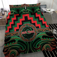 Aotearoa Ngai Tuhoe Bedding Set Maori Iwi Poutama Puhoro Tattoo LT14 - Polynesian Pride