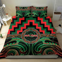 Aotearoa Ngai Tuhoe Bedding Set Maori Iwi Poutama Puhoro Tattoo LT14 - Polynesian Pride