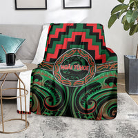 Aotearoa Ngai Tuhoe Blanket Maori Iwi Poutama Puhoro Tattoo LT14 - Polynesian Pride