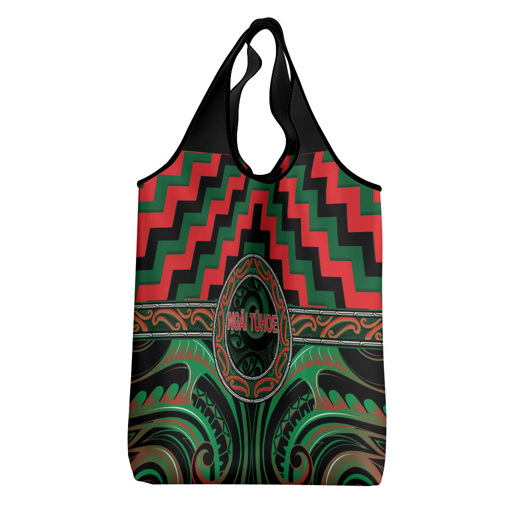 Aotearoa Ngai Tuhoe Grocery Bag Maori Iwi Poutama Puhoro Tattoo LT14 - Polynesian Pride