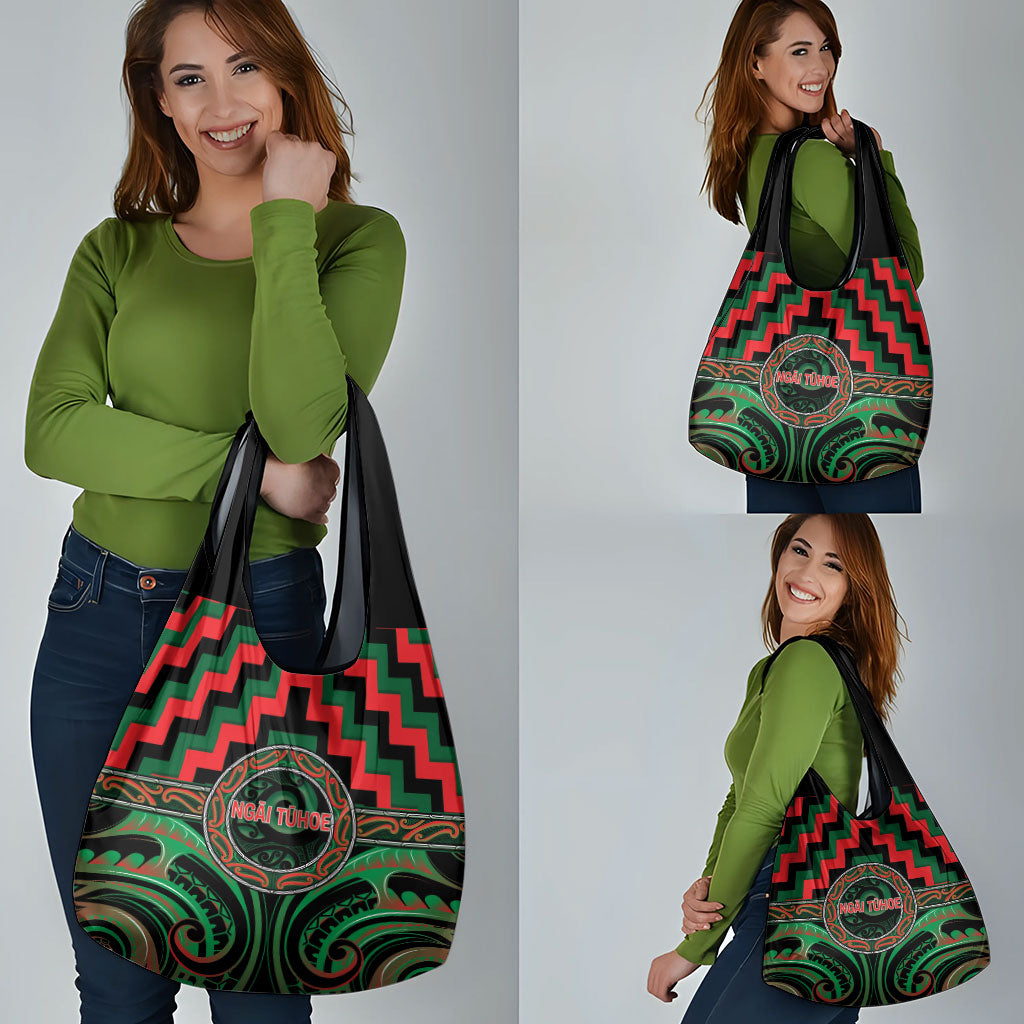 Aotearoa Ngai Tuhoe Grocery Bag Maori Iwi Poutama Puhoro Tattoo LT14 - Polynesian Pride