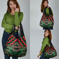 Aotearoa Ngai Tuhoe Grocery Bag Maori Iwi Poutama Puhoro Tattoo LT14 - Polynesian Pride