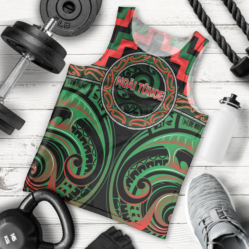 Aotearoa Ngai Tuhoe Personalised Men Tank Top Maori Iwi Poutama Puhoro Tattoo LT14 - Polynesian Pride