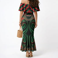 Aotearoa Ngai Tuhoe Personalised Mermaid Dress Maori Iwi Poutama Puhoro Tattoo LT14 - Polynesian Pride