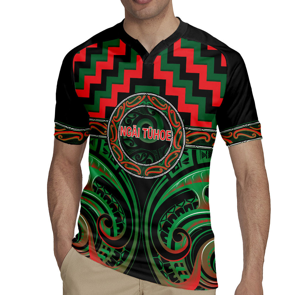 Aotearoa Ngai Tuhoe Personalised Rugby Jersey Maori Iwi Poutama Puhoro Tattoo LT14 - Polynesian Pride