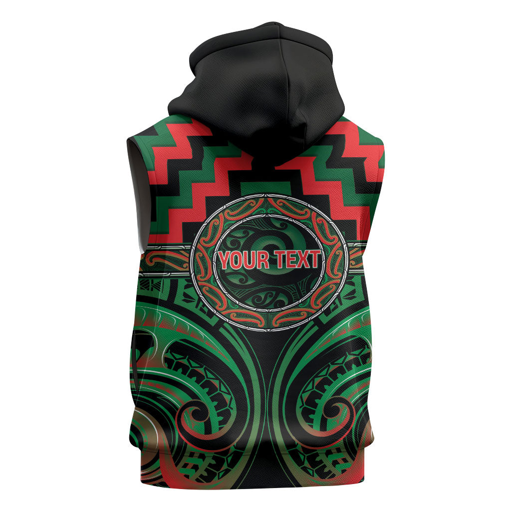 Aotearoa Ngai Tuhoe Personalised Sleeveless Hoodie Maori Iwi Poutama Puhoro Tattoo LT14 - Polynesian Pride