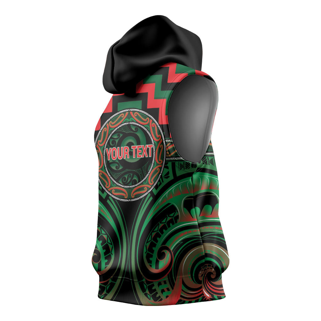 Aotearoa Ngai Tuhoe Personalised Sleeveless Hoodie Maori Iwi Poutama Puhoro Tattoo LT14 - Polynesian Pride
