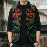 Aotearoa Ngai Tuhoe Personalised Sleeveless Puffer Jacket Maori Iwi Poutama Puhoro Tattoo LT14 - Polynesian Pride
