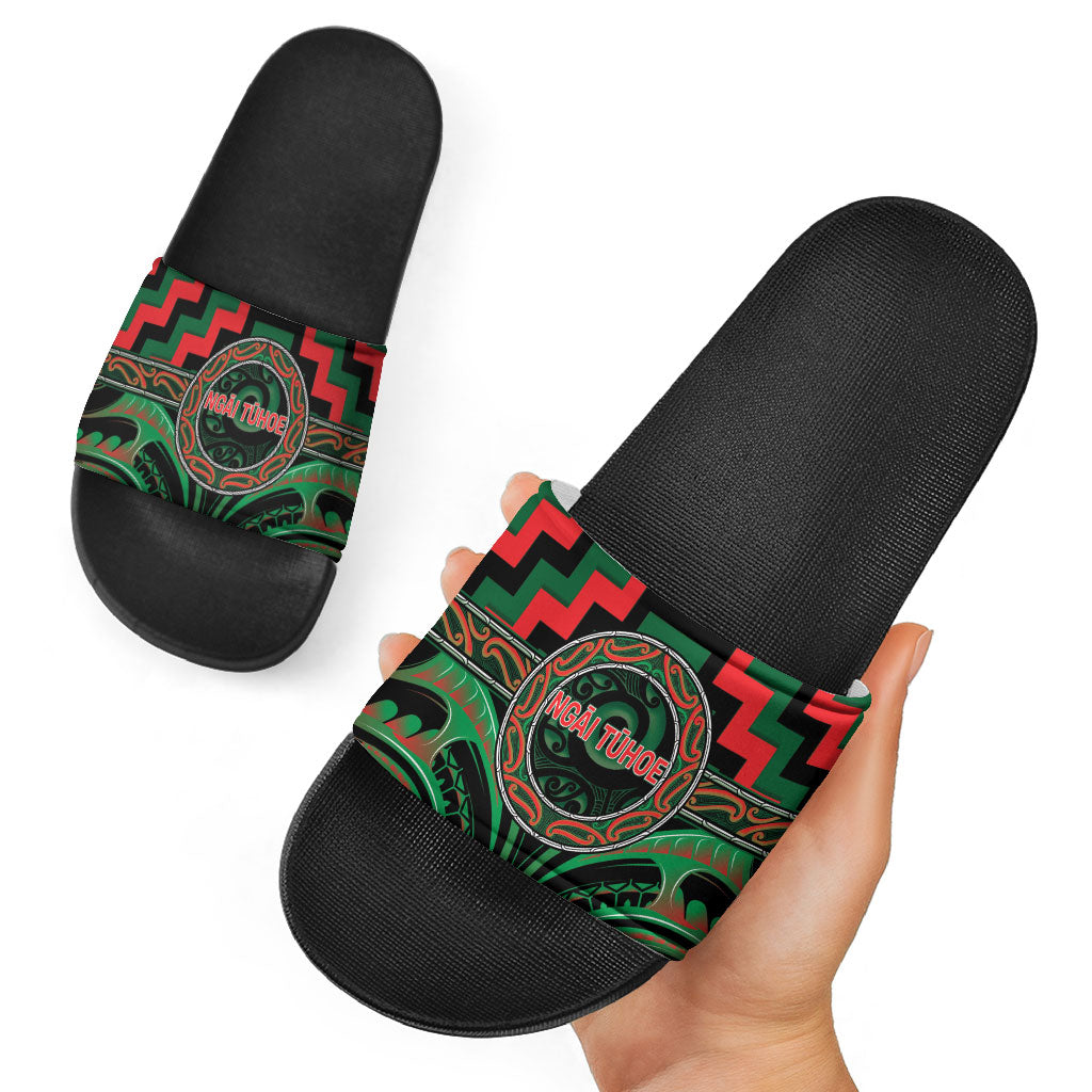Aotearoa Ngai Tuhoe Slide Sandals Maori Iwi Poutama Puhoro Tattoo LT14 - Polynesian Pride