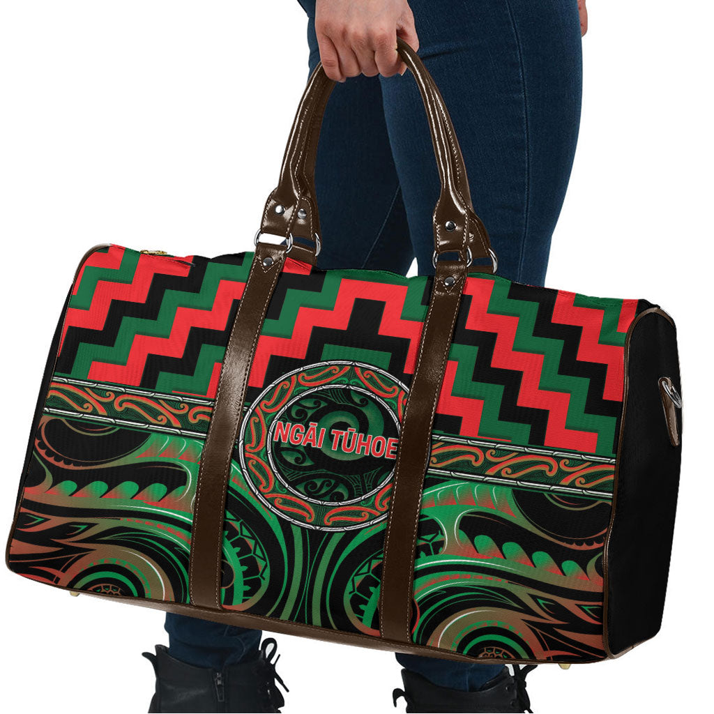 Aotearoa Ngai Tuhoe Travel Bag Maori Iwi Poutama Puhoro Tattoo LT14 - Polynesian Pride