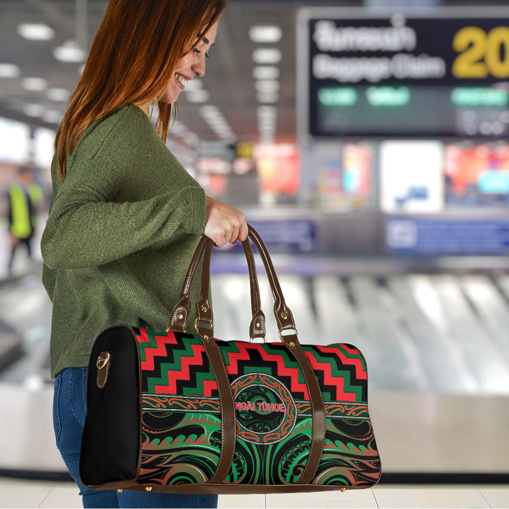 Aotearoa Ngai Tuhoe Travel Bag Maori Iwi Poutama Puhoro Tattoo LT14 - Polynesian Pride