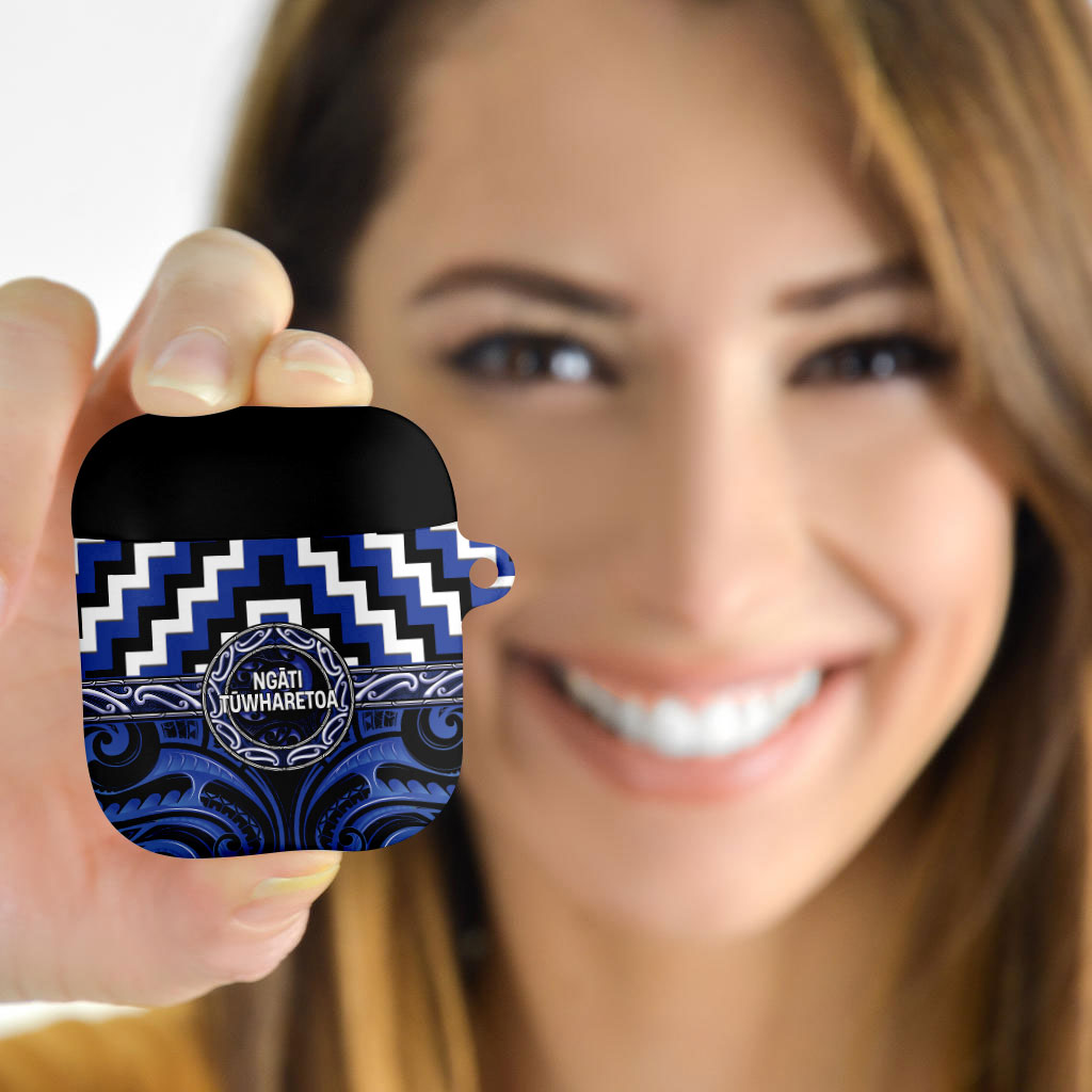 Aotearoa Ngati Tuwharetoa AirPods Case Maori Iwi Poutama Puhoro Tattoo LT14 - Polynesian Pride