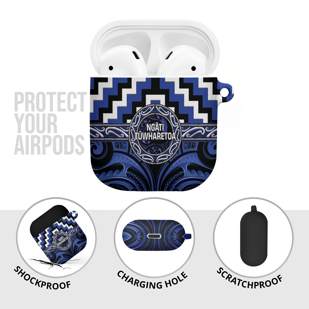 Aotearoa Ngati Tuwharetoa AirPods Case Maori Iwi Poutama Puhoro Tattoo LT14 - Polynesian Pride