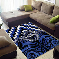Aotearoa Ngati Tuwharetoa Area Rug Maori Iwi Poutama Puhoro Tattoo LT14 - Polynesian Pride