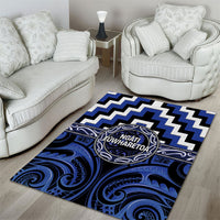 Aotearoa Ngati Tuwharetoa Area Rug Maori Iwi Poutama Puhoro Tattoo LT14 - Polynesian Pride