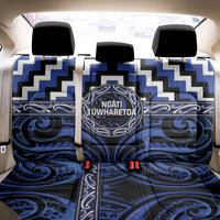 Aotearoa Ngati Tuwharetoa Back Car Seat Cover Maori Iwi Poutama Puhoro Tattoo LT14 - Polynesian Pride
