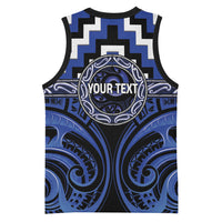Aotearoa Ngati Tuwharetoa Personalised Basketball Jersey Maori Iwi Poutama Puhoro Tattoo LT14 - Polynesian Pride