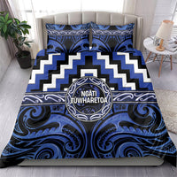 Aotearoa Ngati Tuwharetoa Bedding Set Maori Iwi Poutama Puhoro Tattoo LT14 - Polynesian Pride