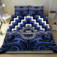 Aotearoa Ngati Tuwharetoa Bedding Set Maori Iwi Poutama Puhoro Tattoo LT14 - Polynesian Pride