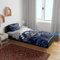Aotearoa Ngati Tuwharetoa Bedding Set Maori Iwi Poutama Puhoro Tattoo LT14 - Polynesian Pride